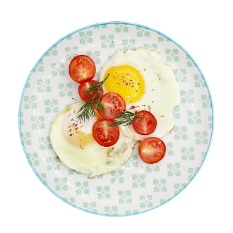 Яичница с помидорами