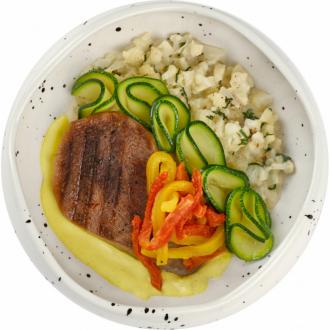 Язык на гриле с ризотто из цветной капусты VIP