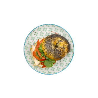 Бейглс с индейкой и сливочным сыром