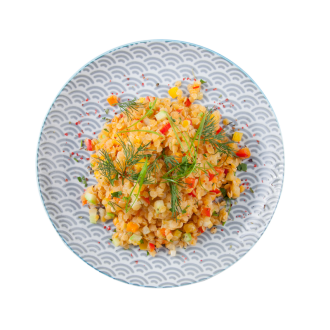 Чечевица с овощами