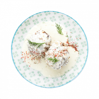 Фрикадельки по-шведски в сливочном соусе