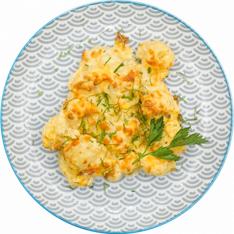 Картофель запеченный в сливках и сыром
