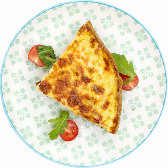 Киш-лоран с брокколи и индейкой