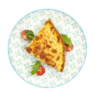 Киш-лоран с брокколи и сёмгой