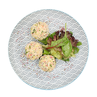 Крабовые котлетки с кукурузой