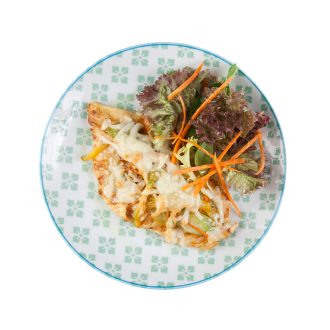 Куриное филе со стручковой фасолью и соусом Терияки