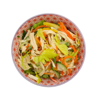 Морковь по-корейски со спаржей