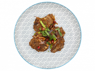 Печень куриная по-грузински