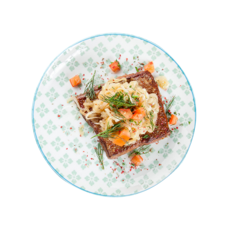Печень говяжья с овощами