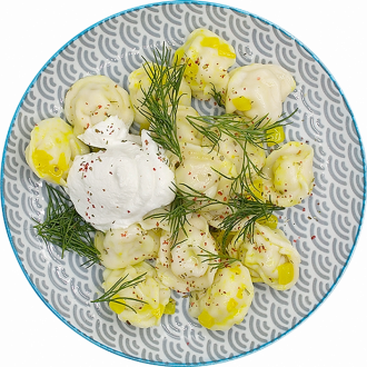 Пельмени Сибирские со свининой и сметаной