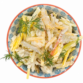 Салат из курицы с сыром