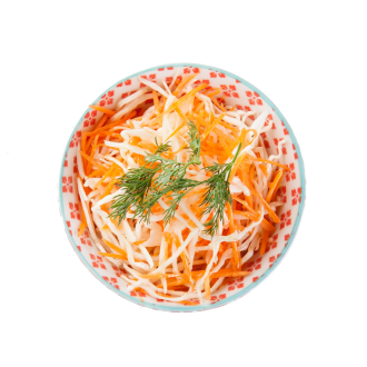 Салат из редьки с морковью и медом