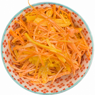 Салат из тыквы с морковкой