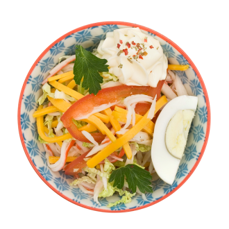 Салат Крабовый с помидорами
