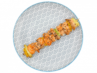 Шашлык из сёмги в азиатском стиле