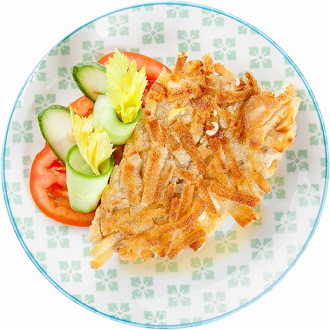 Шницель куриный по-столичному