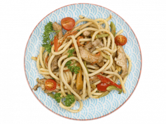 Спагетти со свининой по-итальянски