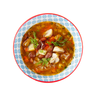Суп фасолевый с мясом
