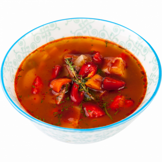 Суп-гуляш с мясом