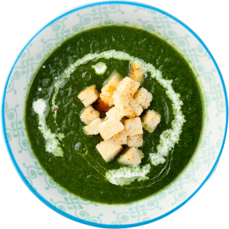 Суп пюре из шпината