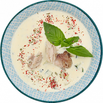Суп сливочный с курицей