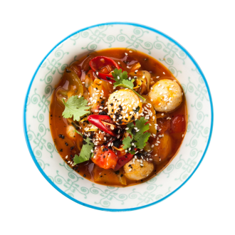 Тефтели куриные по-китайски