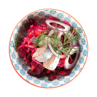 Винегрет с сельдью