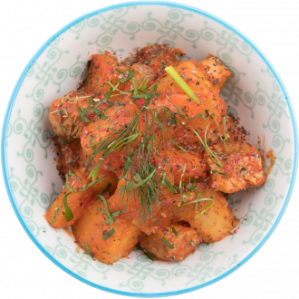 Жаркое из свинины с грибами
