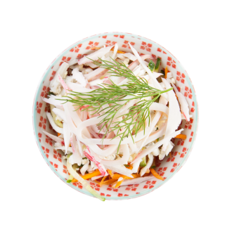 Салат "Бриз" с кальмарами