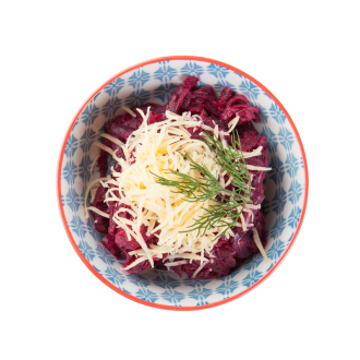Салат из свеклы с сыром Фета
